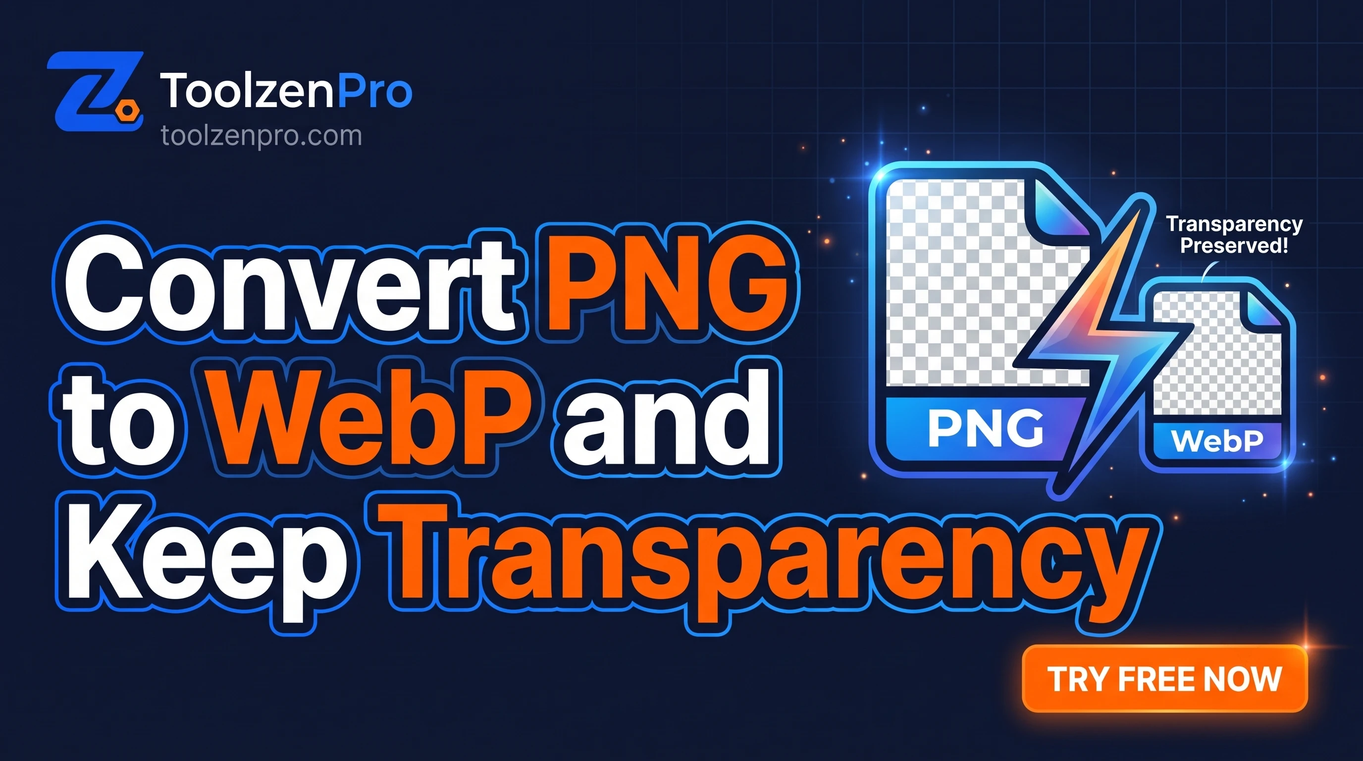 Convert PNG to WebP and Keep Transparency
