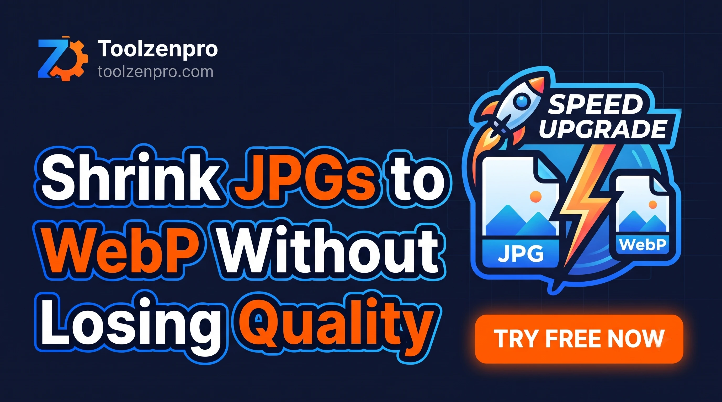 Shrink JPGs to WebP Without Losing Quality